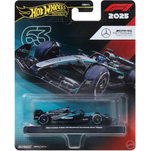 MHWHRV11-JKD80 - HOTWHEELS PREMIUM FORMULA 1 MERCEDES NO.63 G.RUSSELL