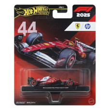 MHWHRV11-JKD86 - HOTWHEELS PREMIUM 1/64 FORMULA 1 FERRARI LEWIS HAMILTON NO.44