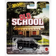 MHWHXD63-HVJ38 - HOT WHEELS POP CULTURE 1979 DODGE RAM VAN OLD SCHOOL