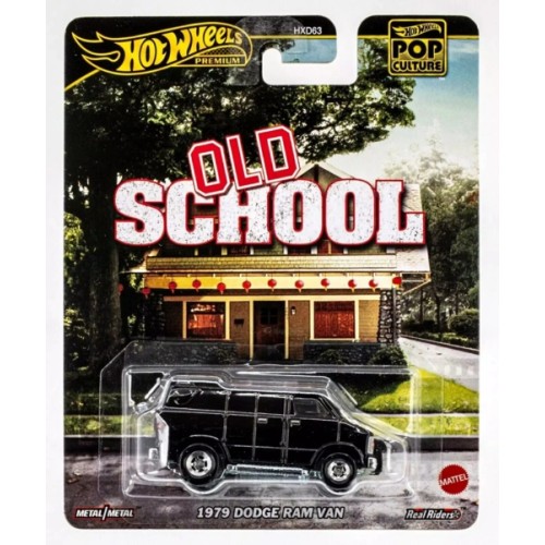 MHWHXD63-HVJ38 - HOT WHEELS POP CULTURE 1979 DODGE RAM VAN OLD SCHOOL