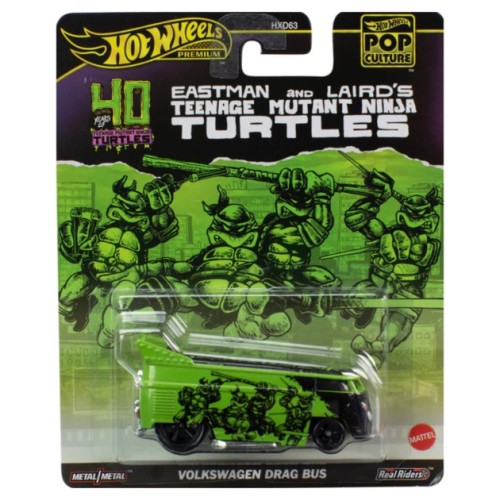 MHWHXD63-HVJ46 - HOT WHEELS POP CULTURE TMNT VOLKSWAGEN DRAG BUS