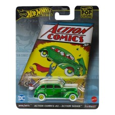 MHWHXD63-HXJ50 - HOT WHEELS POP CULTURE ACTION COMICS #1 - ACTION SEDAN