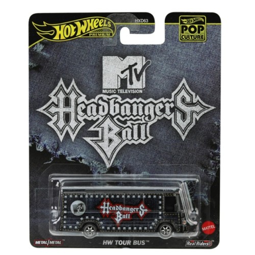 MHWHXD63-JBL64 - HOT WHEELS POP CULTURE MTV HEADBANGERS BALL HW TOUR BUS