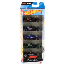 MHWJGF58-SINGLE - HOTWHEELS FORMULA 1 DIECAST VEHICLES 5 PACK SINGLE
