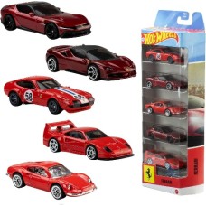MHWJLN12 - 1/64 HOTWHEELS FERRARI 5 PACK SINGLE