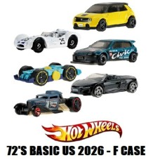 MHWL2593-973F - X72 HOTWHEELS BASIC US 2026 ASSORTMENT WAVE 6