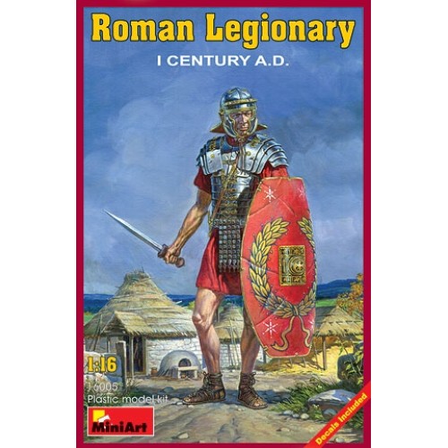 MIN16005 - 1/16 ROMAN LEGIONARY I CENTURY A.D. (PLASTIC KIT)