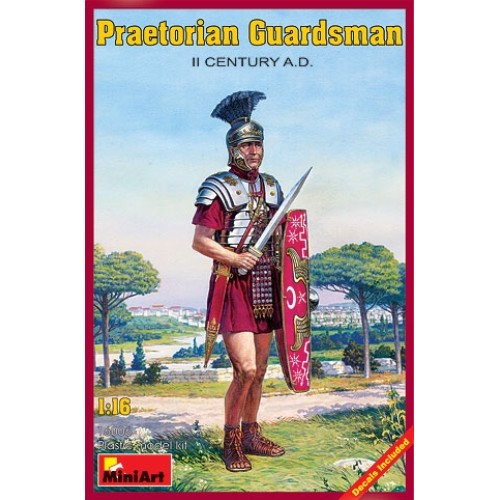 MIN16006 - 1/16 PRAETORIAN GUARDSMAN II CENTURY A.D. (PLASTIC KIT)