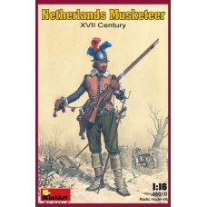 MIN16010 - 1/16 NETHERLANDS MUSKETEER XVIIC (PLASTIC KIT)