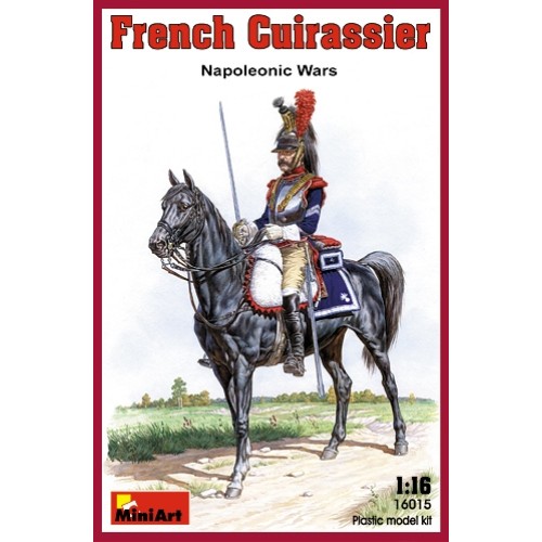 MIN16015 - 1/16 FRENCH CUIRASSIER NAPOLEONIC WARS (PLASTIC KIT)