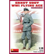 MIN16030 - 1/16 ERNST UDET. WWI FLYING ACE (PLASTIC KIT)