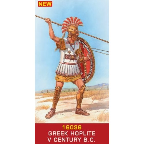 MIN16036 - 1/16 GREEK HOPLITE. V CENTURY B.C (PLASTIC KIT)