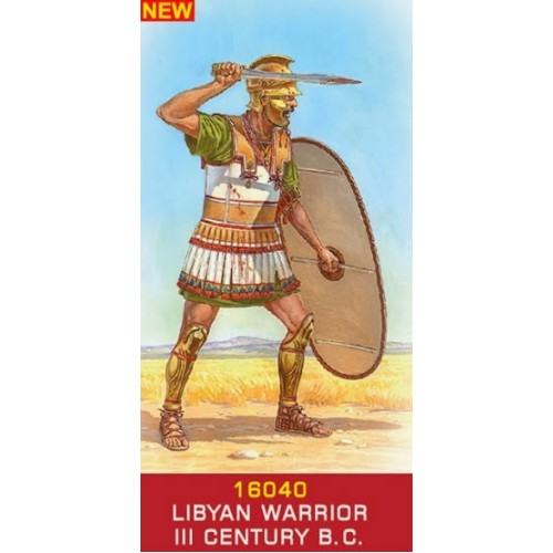 MIN16040 - 1/16 LIBYAN WARRIOR.III CENTURY B.C. (PLASTIC KIT)