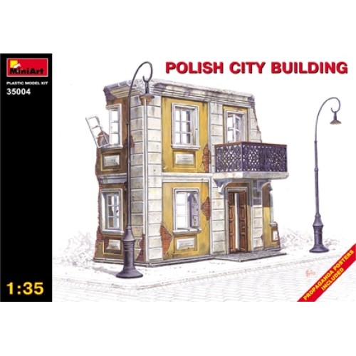MIN35004 - 1/35 POLISH CITY BUILDING (PLASTIC KIT)