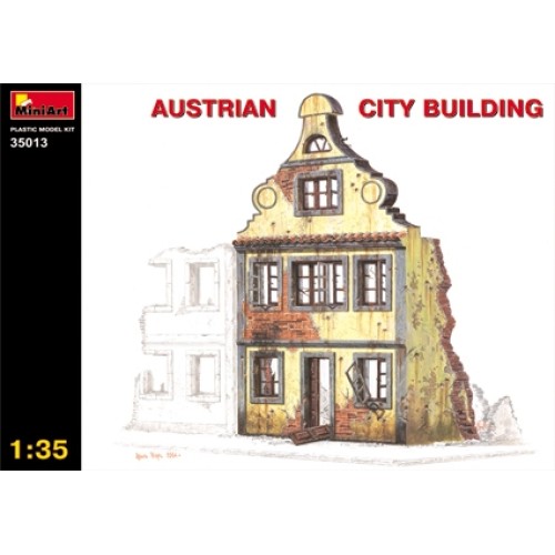MIN35013 - 1/35 AUSTRIAN CITY BUILDING (PLASTIC KIT)