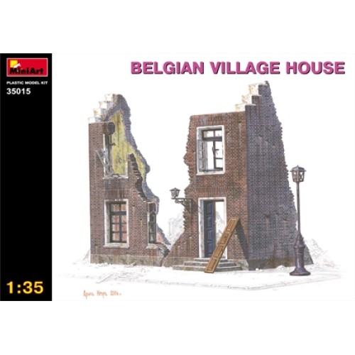 MIN35015 - 1/35 BELGIUM VILLAGE HOUSE (PLASTIC KIT)