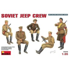 MIN35049 - 1/35 SOVIET JEEP CREW (PLASTIC KIT)