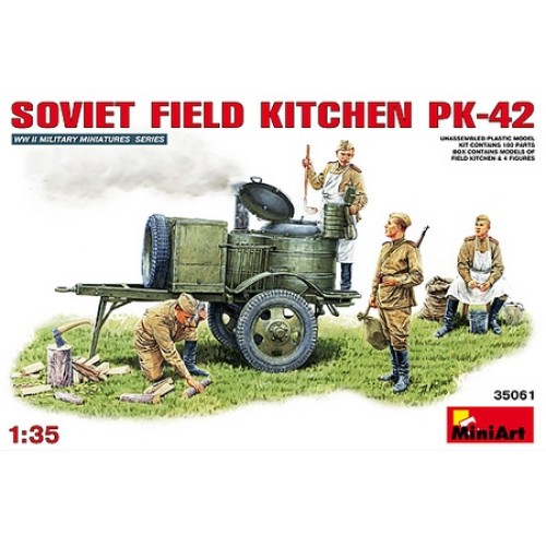 MIN35061 - 1/35 SOVIET FIELD KITCHEN KP-42 (PLASTIC KIT)