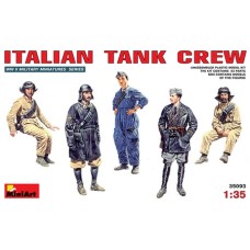 MIN35093 - 1/35 ITALIAN TANK CREW (PLASTIC KIT)