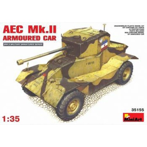 MIN35155 - 1/35 AEC MK.2 ARMOURED CAR (PLASTIC KIT)