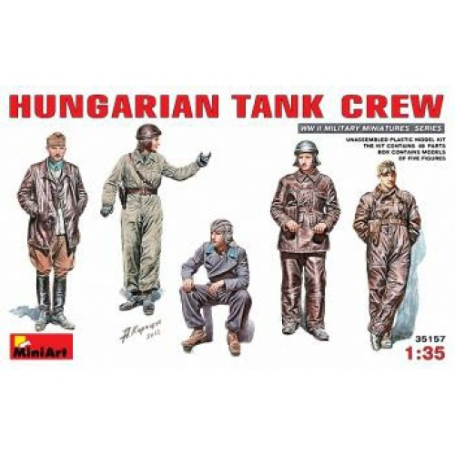 MIN35157 - 1/35 HUNGARIAN TANK CREW (PLASTIC KIT)