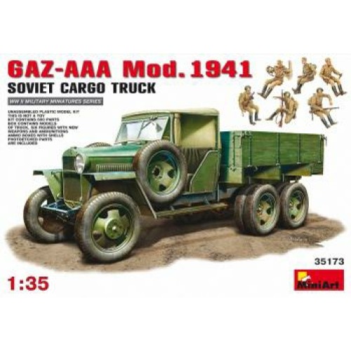 MIN35173 - 1/35 GAZ-AAA CARGO TRUCK MOD. 1941 (PLASTIC KIT)