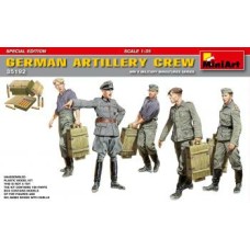 MIN35192 - 1/35 GERMAN ARTILLERY CREW SPECIAL EDITION (PLASTIC KIT)