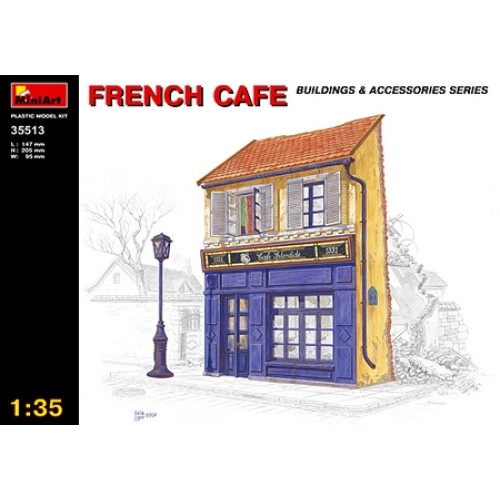 MIN35513 - 1/35 FRENCH CAFE (PLASTIC KIT)