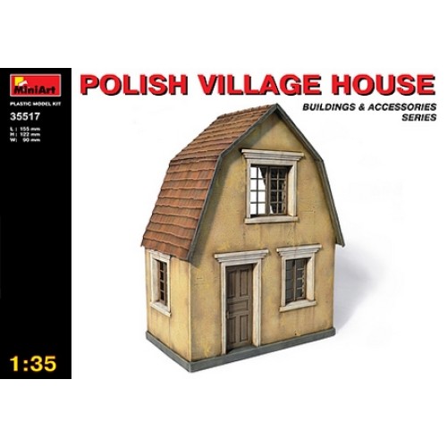 MIN35517 - 1/35 POLISH VILLAGE HOUSE (PLASTIC KIT)