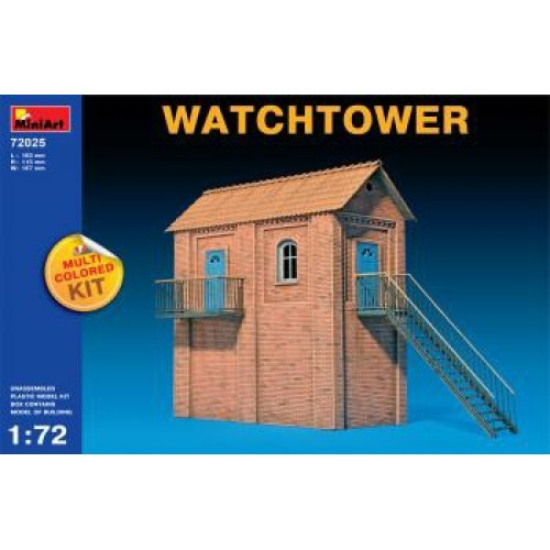 MIN72025 - 1/72 WATCHTOWER (MULTI COLOURED KIT) (PLASTIC KIT)