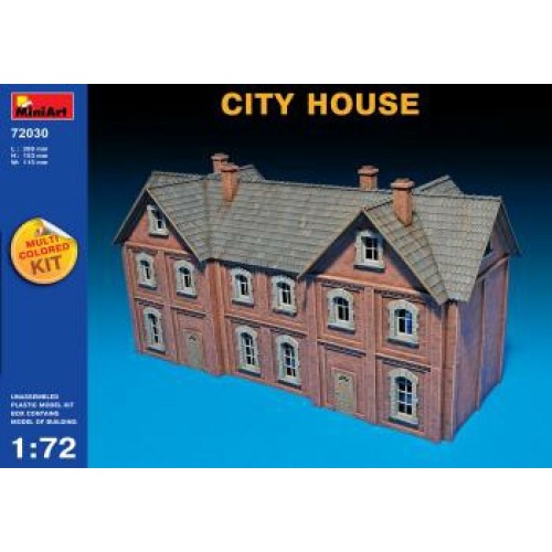 MIN72030 - 1/72 CITY HOUSE (MULTI COLOURED KIT) (PLASTIC KIT)