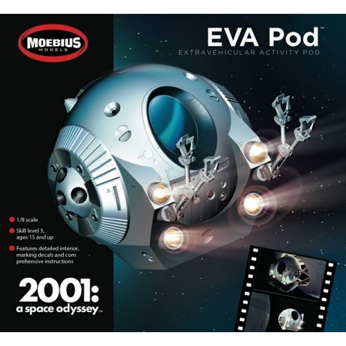 MMK2001-4 - 1/8 EVA POD FROM 2001 SPACE ODYSSEY (PLASTIC KIT)
