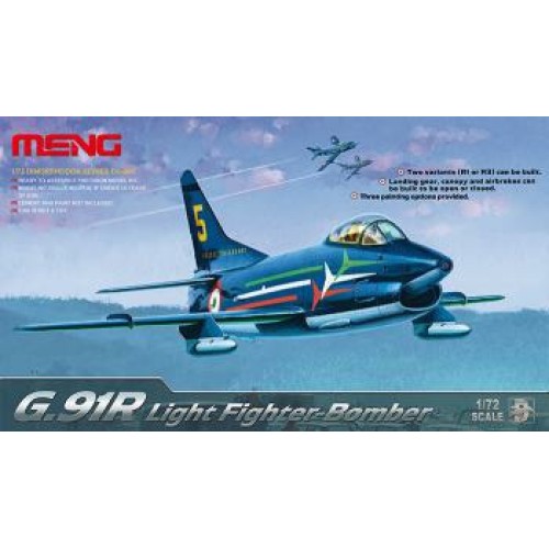 MNGDS-004 - 1/72 FIAT G.91R LIGHT FIGHTER-BOMBER (PLASTIC KIT)