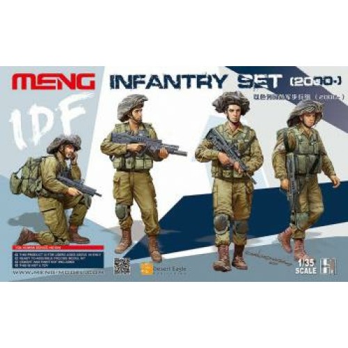 MNGHS-004 - 1/35 IDF INFANTRY SET (2000-) (PLASTIC KIT)
