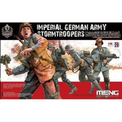 MNGHS-010 - 1/35 IMPERIAL GERMAN ARMY STORMTROOPERS (PLASTIC KIT)