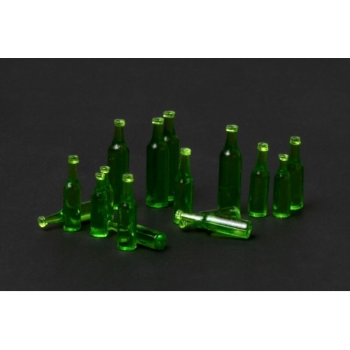 MNGSPS-011 - 1/35 BEER BOTTLES FOR VEHICLE DIORAMAS (PLASTIC KIT)