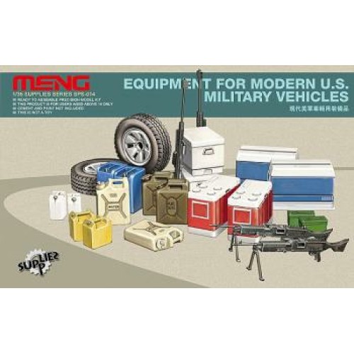 MNGSPS-014 - 1/35 MODERN US MILITARY VEHICLES EQUIPMENT (PLASTIC KIT)