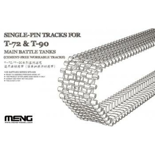 MNGSPS-029 - 1/35 SINGLE PIN TRACKS FOR T-72 & T-90 (PLASTIC KIT)