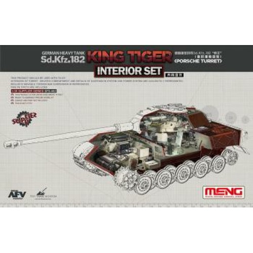 MNGSPS-062 - 1/35 SD.KFZ.182 KING TIGER INTERIOR (PORSCHE) (PLASTIC KIT)