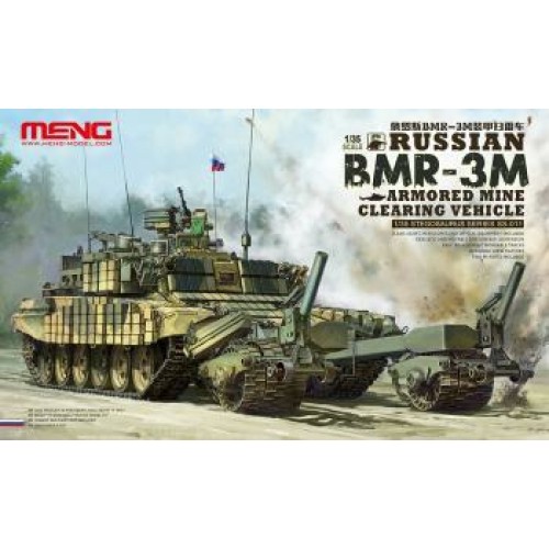 MNGSS-011 - 1/35 BMR3M RUSSIAN MINE CLEARING VEHICLE (PLASTIC KIT)