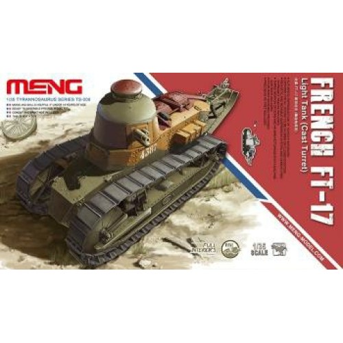 MNGTS-008 - 1/35 FT17 FRENCH LIGHT TANK (CAST TURRET) (PLASTIC KIT)