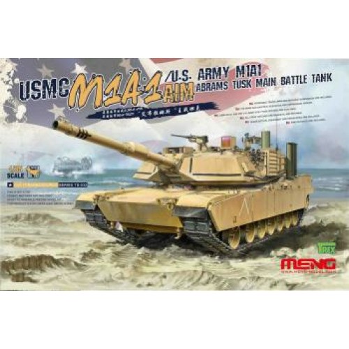 MNGTS-032 - 1/35 M1A1 ABRAMS TUSK MAIN BATTLE TANK (PLASTIC KIT)