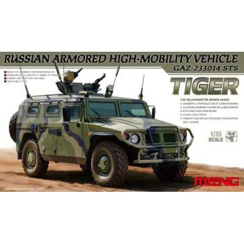 MNGVS-003 - 1/35 RUSSIAN GAZ-233014 STS 'TIGER' HMV (PLASTIC KIT)