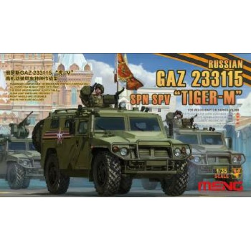 MNGVS-008 - 1/35 GAZ 233115 RUSSIAN TIGER-M SPN SPV (PLASTIC KIT)