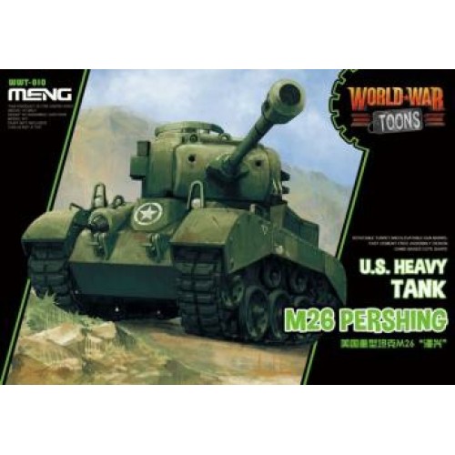 MNGWWT-010 - US HEAVY TANK M26 PERSHING TOON TANK (PLASTIC KIT)