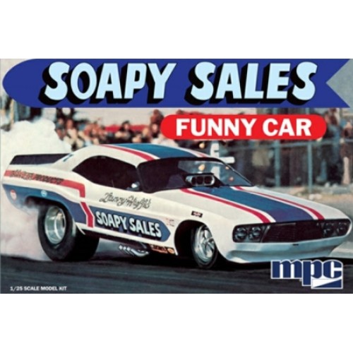 MPC831 - 1/25 SOAPY SALES DODGE CHALLENGER FUNNY CAR (PLASTIC KIT)