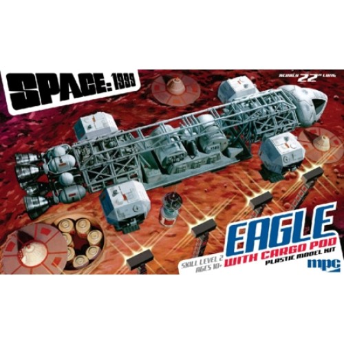 MPC838 - 1/48 SPACE/ 1999 EAGLE TRANSPORTER WITH CARGO POD (PLASTIC KIT)