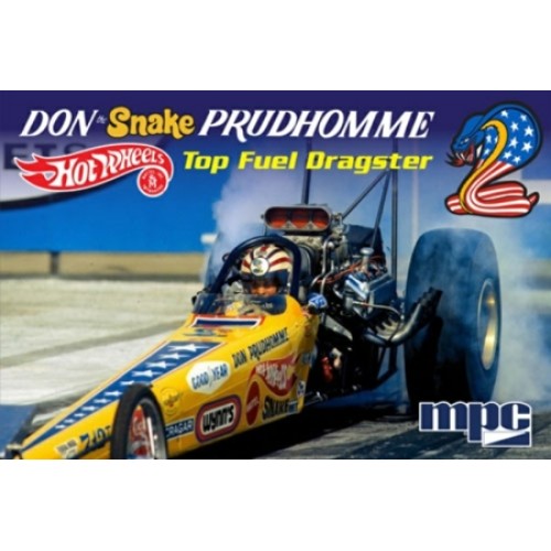 MPC844 - 1/25 DON SNAKE PRUDHOMME 1972 REAR ENGINE DRAGSTER (PLASTIC KIT)