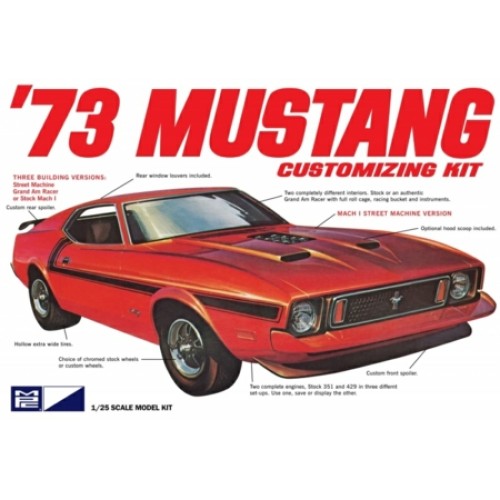 MPC846 - 1/25 1973 FORD MUSTANG (PLASTIC KIT)
