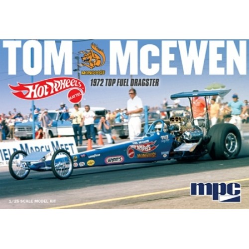 MPC855 - 1/25 TOM MONGOOSE MCEWEN 1972 REAR ENGINE DRAGSTER (PLASTIC KIT)